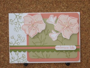 Embrace Life Stamp Set, with Scallop Edge punch
